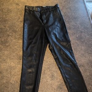 Zara Faux Leather Leggings